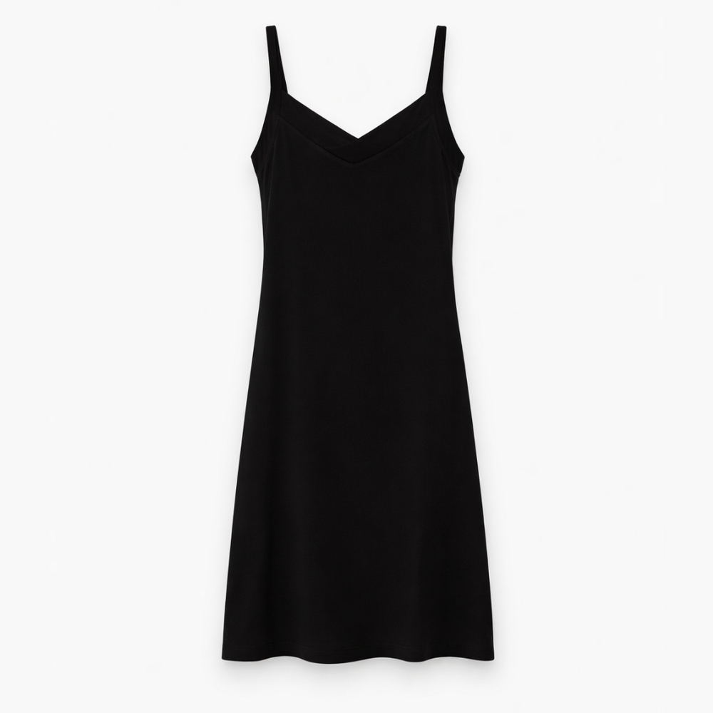 Patagonia Black Slip Dress Organic Cotton Size M